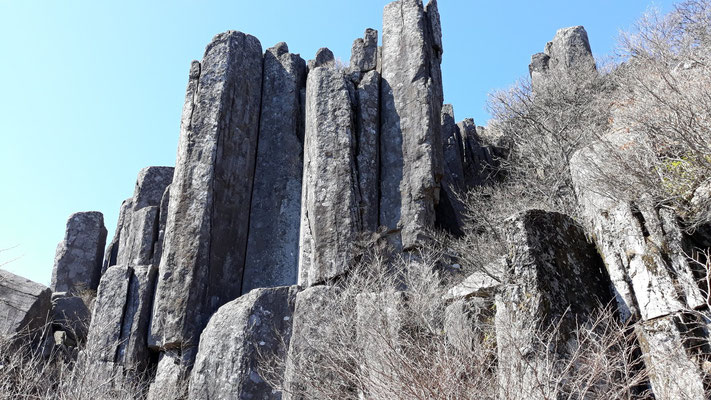 Formations rocheuses à proximité de Daegu