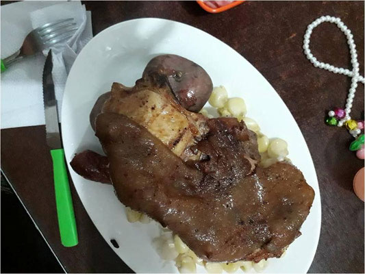 (ｸﾊｰﾗｽ)豚肉とﾄｳﾓﾛｺｼ