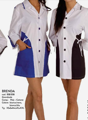 BRENDA casacca donna colori a scelta - tg xs/xxl anche su misura