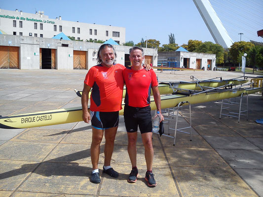 Doble scull Regata 25 años del C.E.A.R.