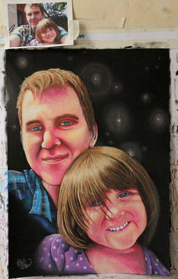 Pastellportrait / Foto NH
