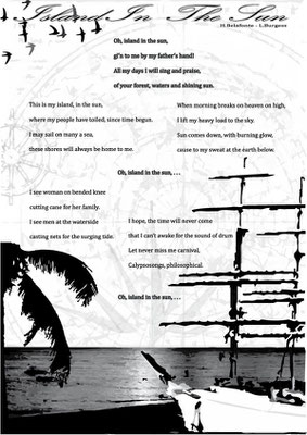 Liederbuchillustration, Grafikcollage 2013 / Layout NH
