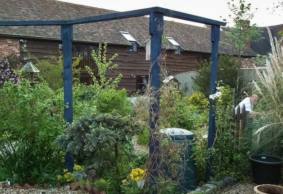 Garden at Huxleys Barn