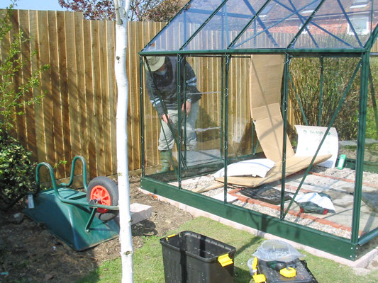 Building the greenhouse