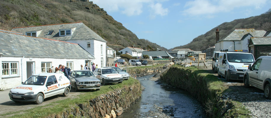 Easter hols in north Devon: Boscastle, post flood