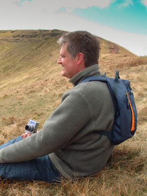 Ivan, Phil, Richard and Will on Pen-Y-Fan in the Brecons