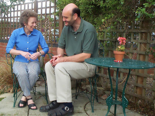 Colin & Kathryn (outdoors) at Huxleys Barn