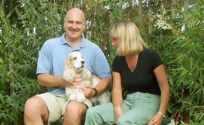 Richard, Gill, Sophie at Huxleys Barn