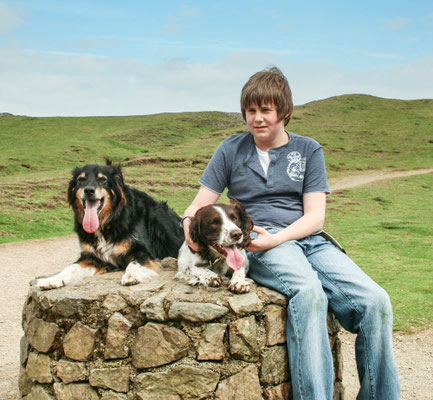 Family meet up on the Malverns