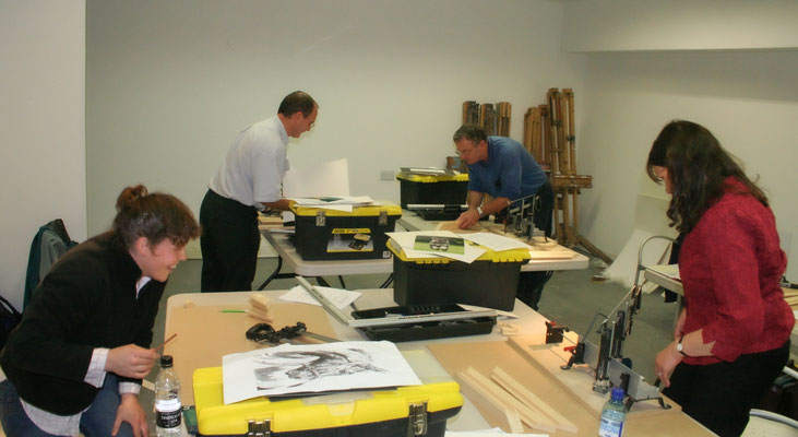 DIYframing training at Glasgow School of Arts