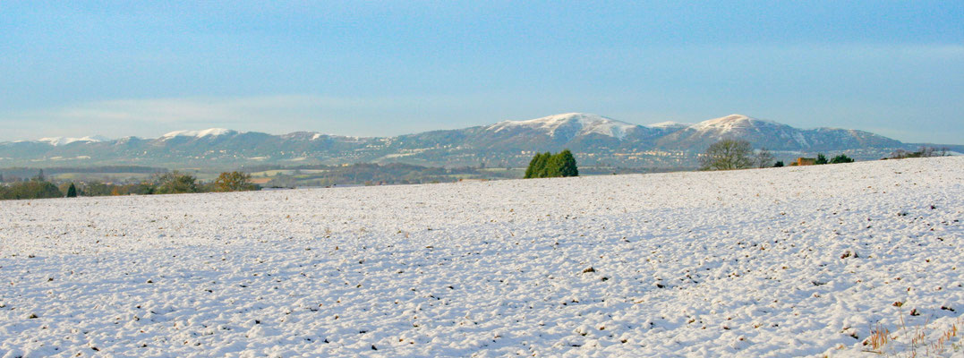 Worcester Tump in the snow
