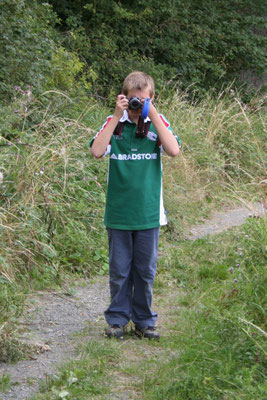 Ben comes to stay - walking on Bredon Hill