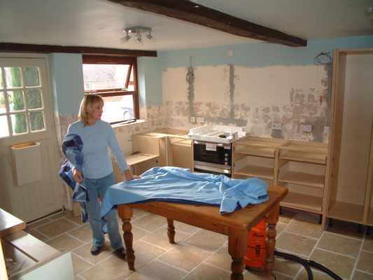 Huxleys Barn, hall & kitchen refit