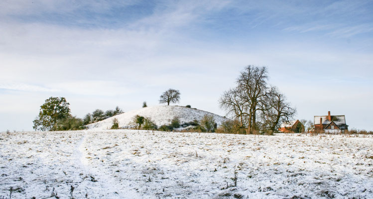 Worcester Tump in the snow