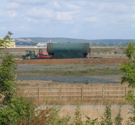 Around the ponds behind the airfield and foot & mouth burial site