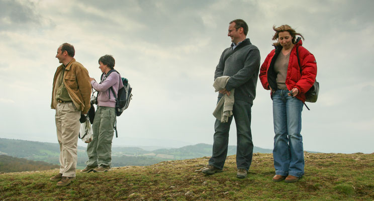 Family meet up on the Malverns