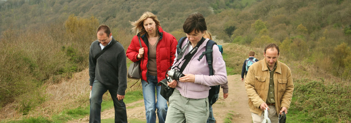 Family meet up on the Malverns
