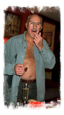 Ivan on Millenium Eve following damp shirt incident