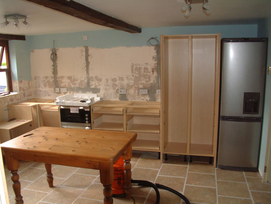 Huxleys Barn, hall & kitchen refit