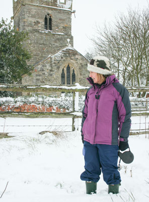 Heavy snow in Throckmorton