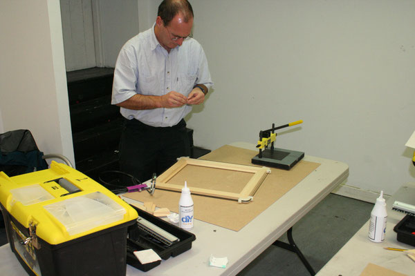 DIYframing training at Glasgow School of Arts