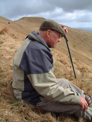 Ivan, Phil, Richard and Will on Pen-Y-Fan in the Brecons