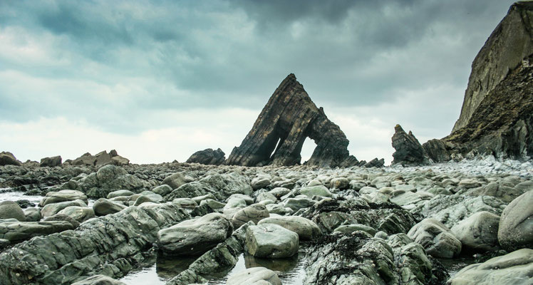 Easter hols in north Devon: Hartland Walk, Blackchurch rock