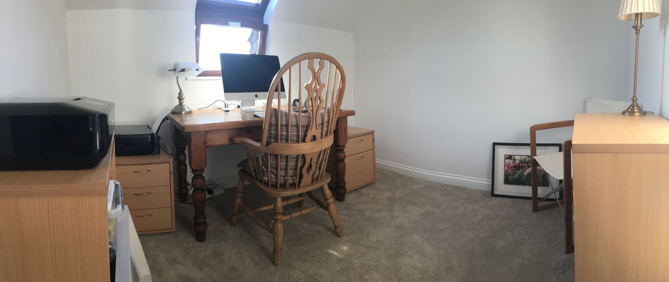 Decorating after studio dismantled