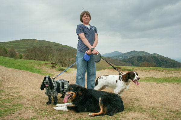 Family meet up on the Malverns