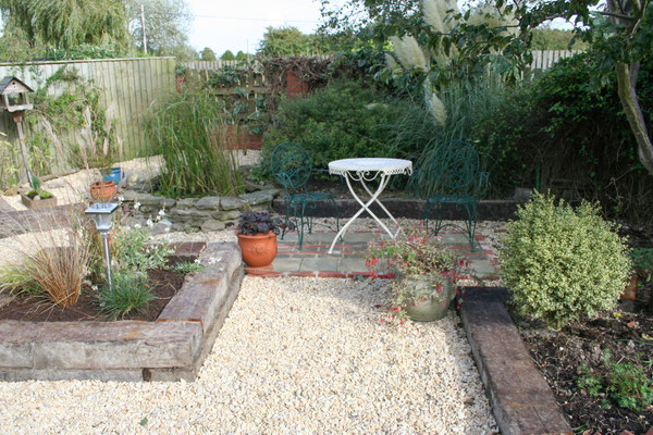 The shingle garden maturing