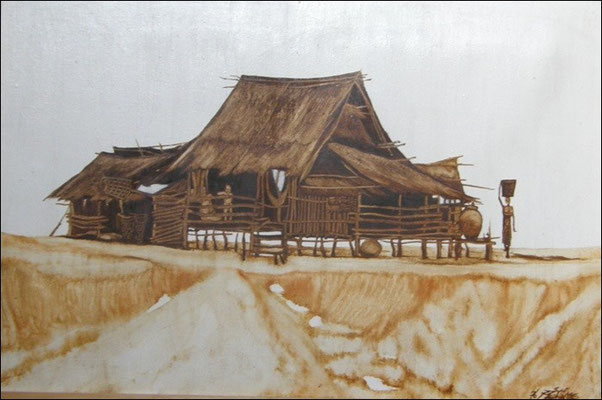 Waiting (66 x 44,5 cm) gerahmt