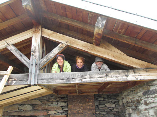 Pose dans la mezzanine...