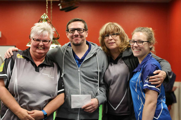 6. Platz Team Steffi Krosta, Dirk Gehrmann, Elke Gräwe Lea Buchbauer