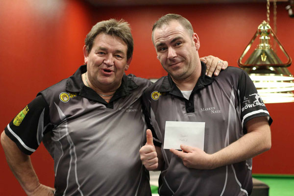 2. Platz Doppel Markus Naue und Wolfgang Krosta