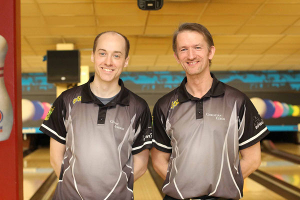 2. Platz Doppel Christian Czech und Cédric Andrik