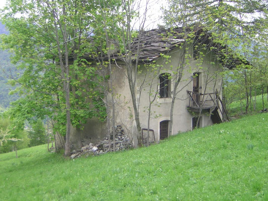 La baita prima della ristrutturazione