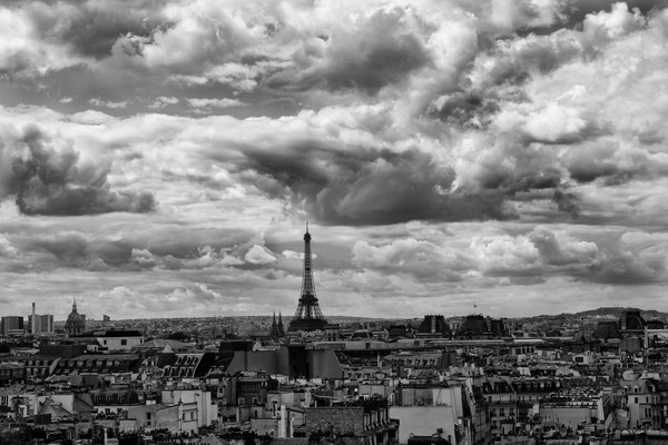 Mit Blick auf den Eiffelturm Paris Frankreich