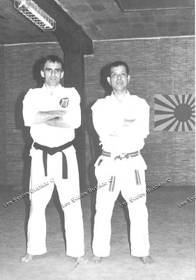 Frédéric Dupertout et Sano Teruo aux Ecoles Bushido © Frédéric Dupertout – Les Ecoles Bushido