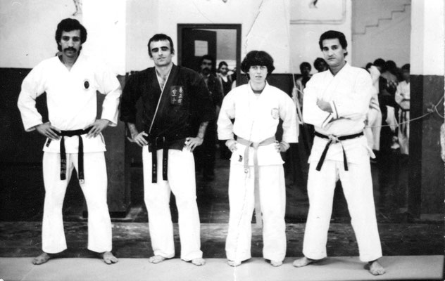 Maître Louali Mahfoud et Maître Frédéric Dupertout - Equipe nationale d'Algérie © Frédéric Dupertout – Les Ecoles Bushido