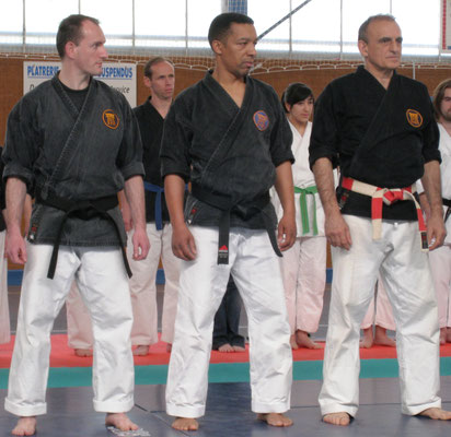 Philippe Lesca, Patrick Nicar, Frédéric Dupertout © Frédéric Dupertout – Les Ecoles Bushido