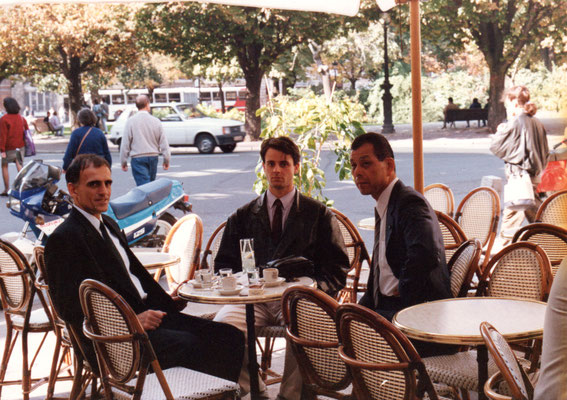 Frédéric Dupertout, Maître Sano Teruo, François Maurios © Frédéric Dupertout – Les Ecoles Bushido
