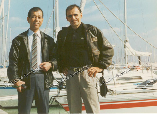 Frédéric Dupertout et Maître Sano Teruo © Frédéric Dupertout – Les Ecoles Bushido