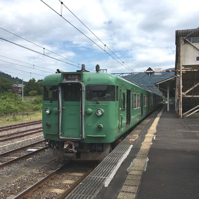 柘植　草津線に乗り換え
