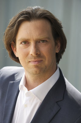 Businessmann outdoor fotografiert, Close-up