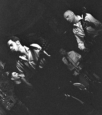 Stressless Rockin' band. Pablo Cuervas and Miki Pannell in Seville, Spain 2005