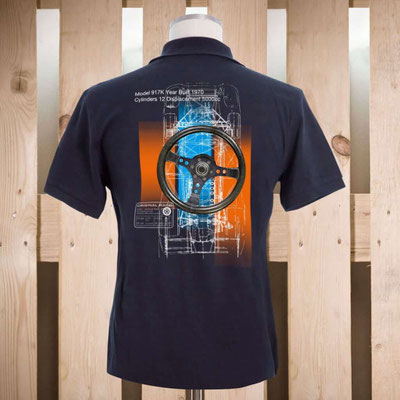 Aircooled Luftgekühlt Poloshirt Polo Porsche 911 935 917 Racing  