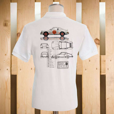 Aircooled Luftgekühlt Poloshirt Polo Porsche 911 935 917 Racing  
