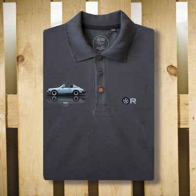 Aircooled Luftgekühlt Poloshirt Polo Porsche 911 935 917 Racing  