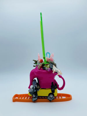 91 Sundae  9cm x 20cm x 28cm  Mixed Media  2020