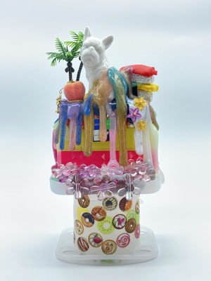 169 ART BASEL, MIAMI BEACH  9cm x 11cm x 22cm  Mixed Media  2023